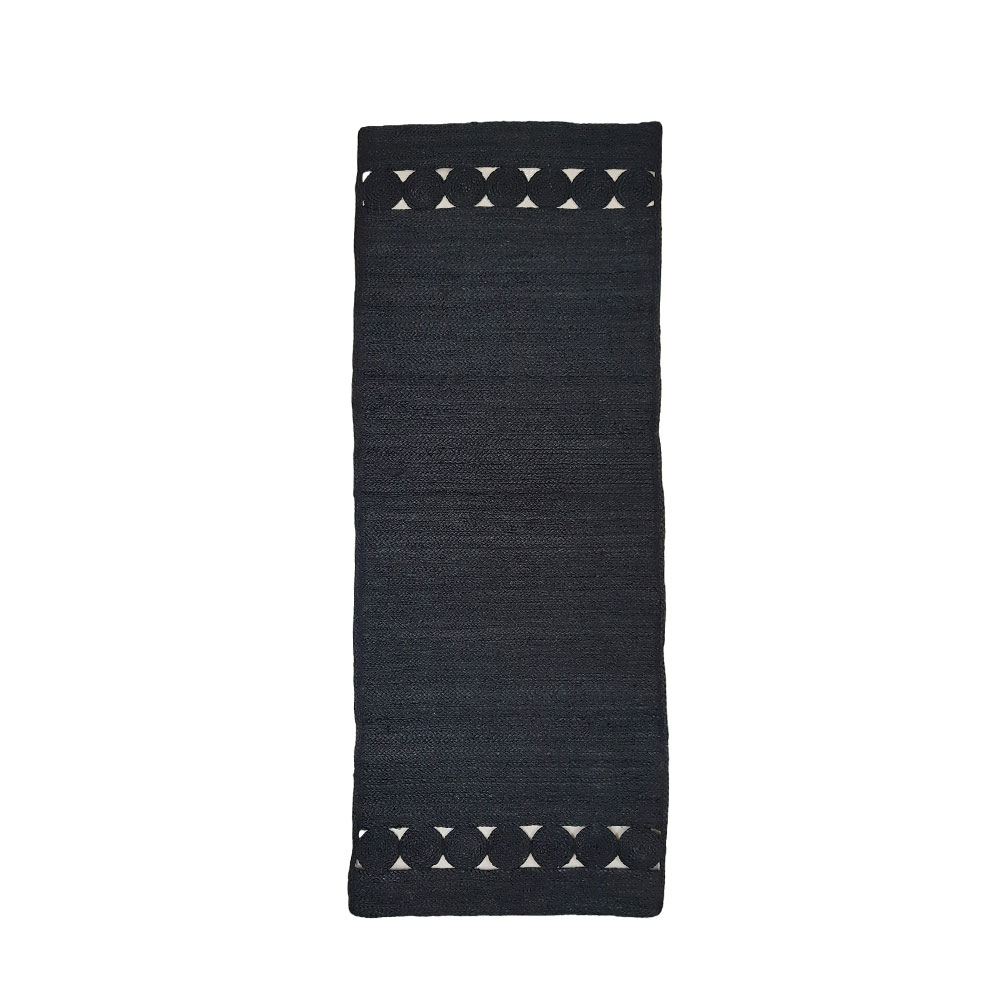 ARMON ΧΑΛΙ ΔΙΑΔΡΟΜΟΥ 180x50cm ΓΙΟΥΤΑ ΜΑΥΡΟ