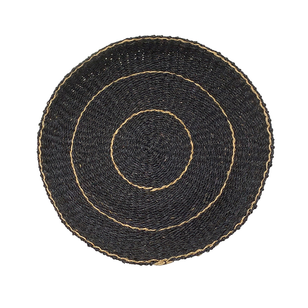JABBAR NEGRO ΔΙΑΚΟΣΜΗΤΙΚΟ ΤΟΙΧΟΥ 61x61x7cm SEAGRASS ΜΑΥΡΟ ΦΥΣΙΚΟ