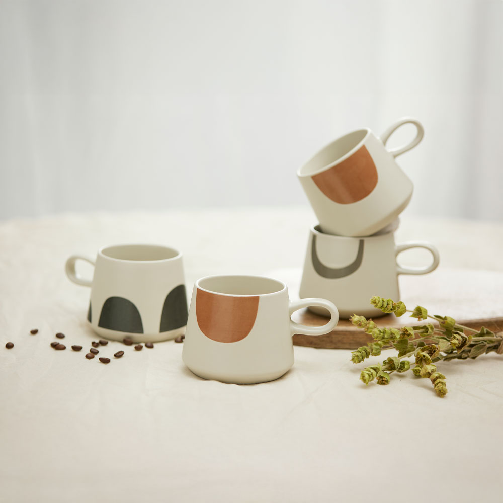 Κούπα New Bone China - Λευκό & Elephant 8x8x8 εκ. | Scandi