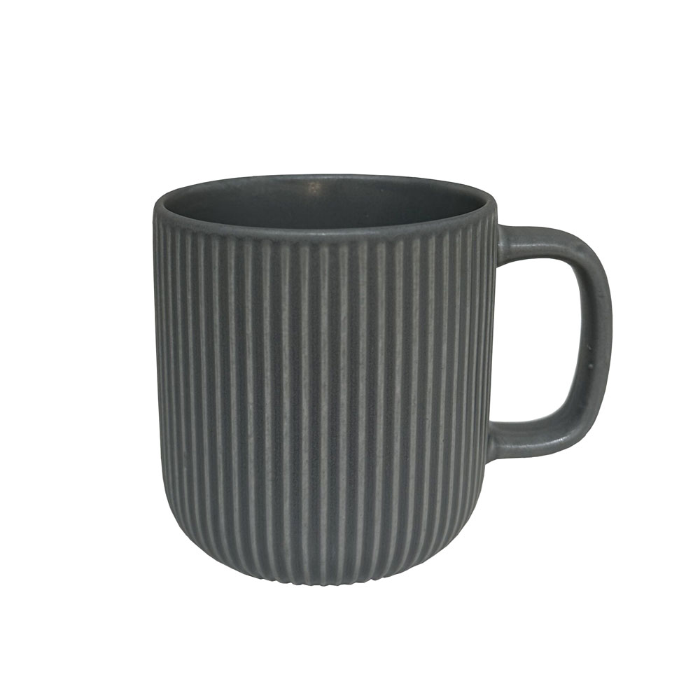 Κούπα New Bone China - Γκρι σκούρο 9x9x10 εκ. | Origo