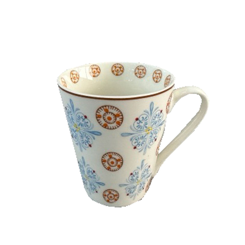 Κούπα New Bone China με πολύχρωμα στοιχεία 9x9x11 εκ. | Dolce