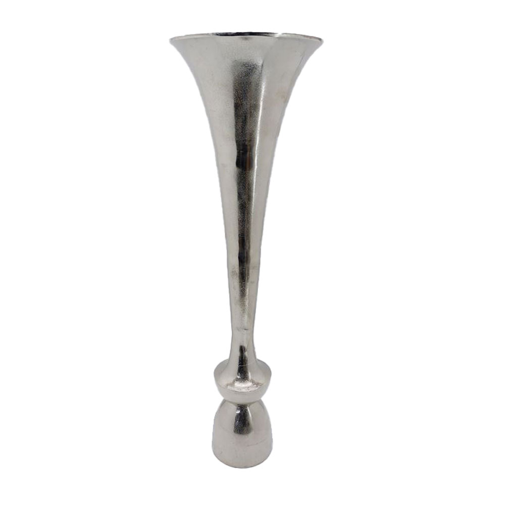 LUXOR ΒΑΖΟ 30x30x99cm ΑΛΟΥΜΙΝΙΟ SILVER NICKEL