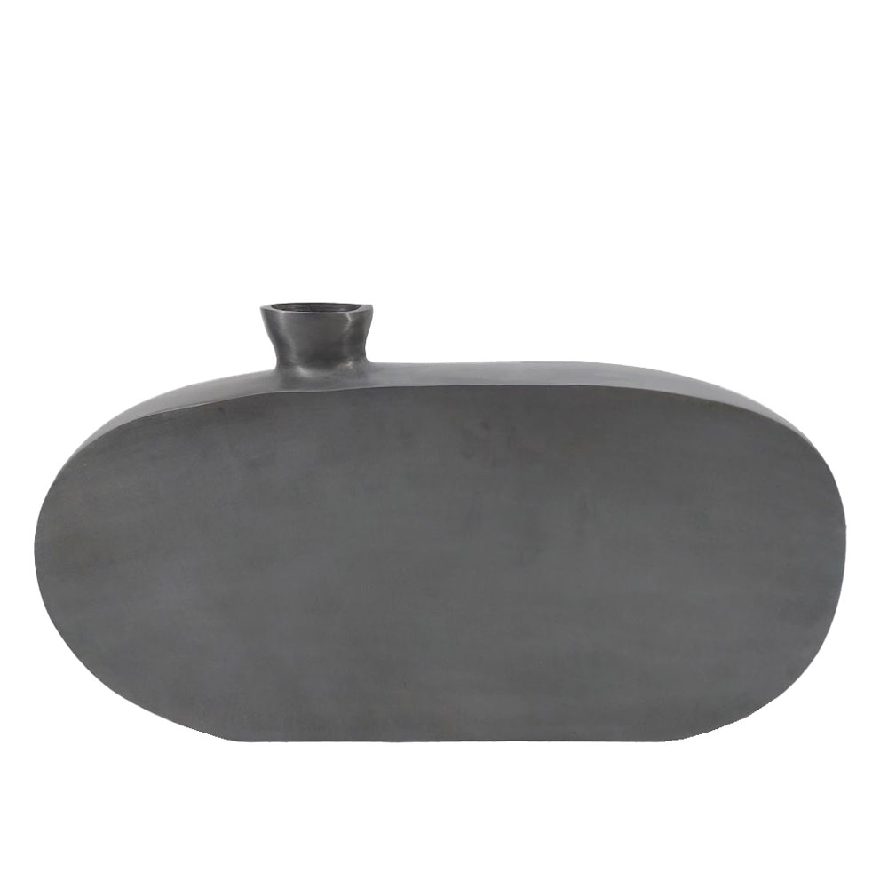 OMNIA ΒΑΖΟ 38x5x23cm ΑΛΟΥΜΙΝΙΟ ΓΚΡΙ