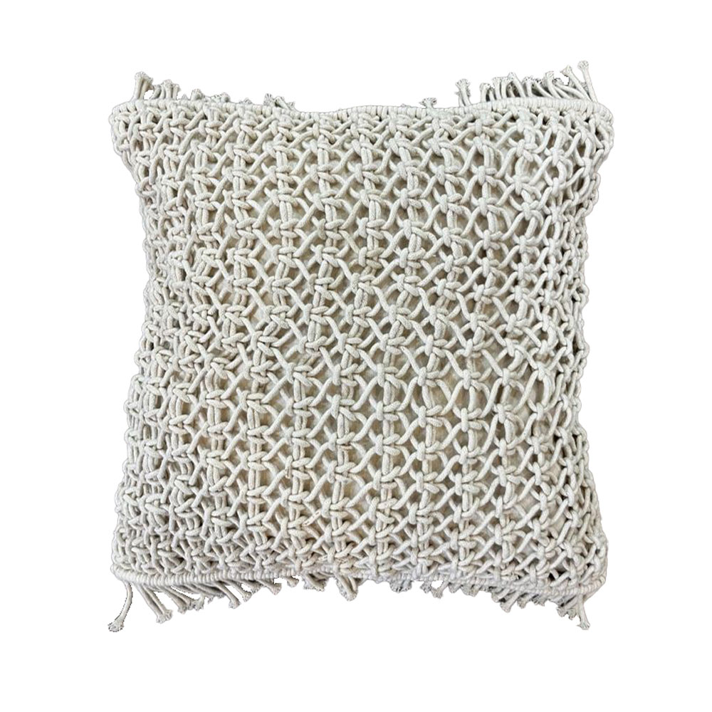 Διακοσμητικό μαξιλάρι macrame - Ivory 45x45 εκ. | Anala