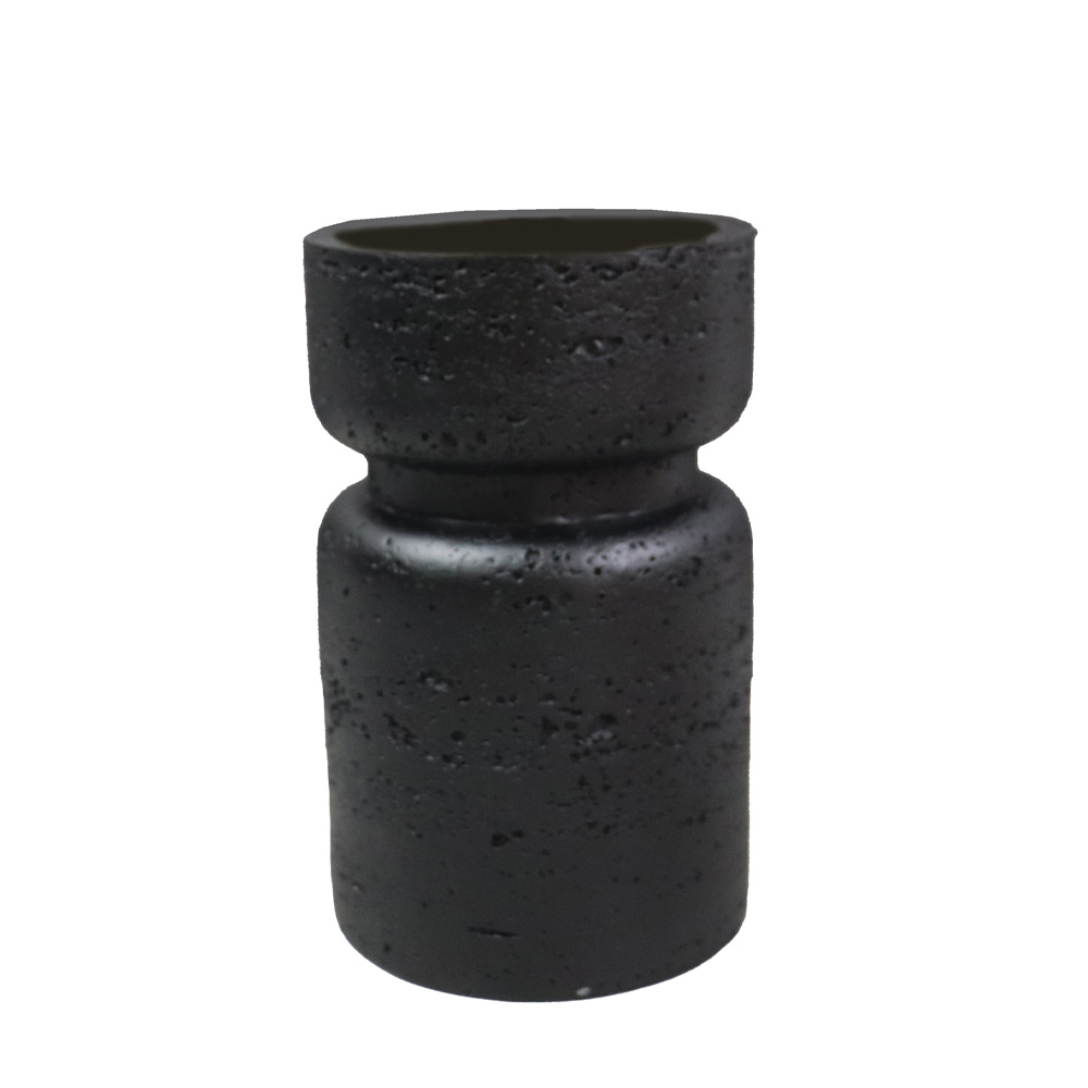 INGER ΚΗΡΟΠΗΓΙΟ 9x9x15cm POLYRESIN ΜΑΥΡΟ