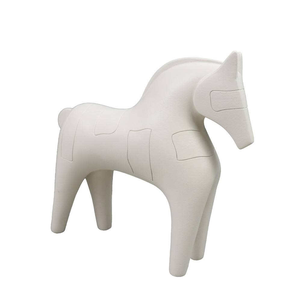 MAX ΔΙΑΚΟΣΜΗΤΙΚΟ ΑΛΟΓΟ 20x6x22cm POLYRESIN ΛΕΥΚΟ