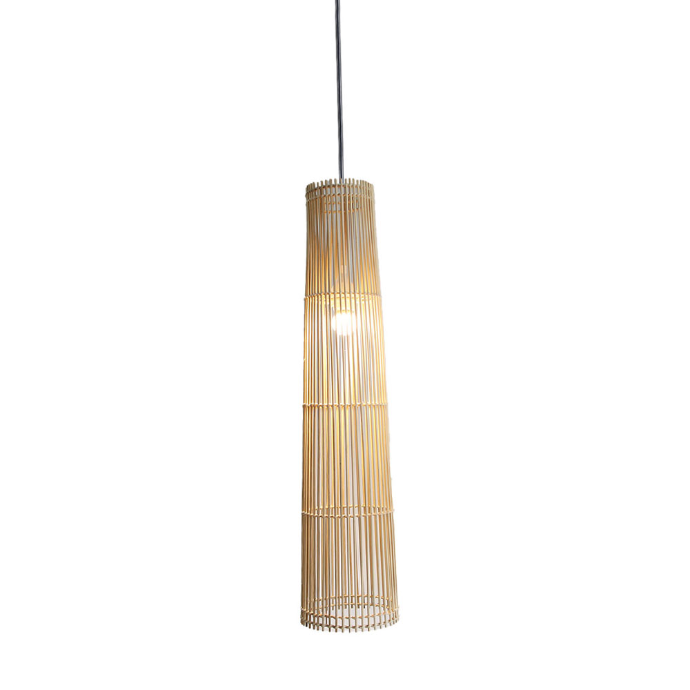 Φωτιστικό οροφής από bamboo - Φυσικό 19x19x83 εκ. | Sikkim