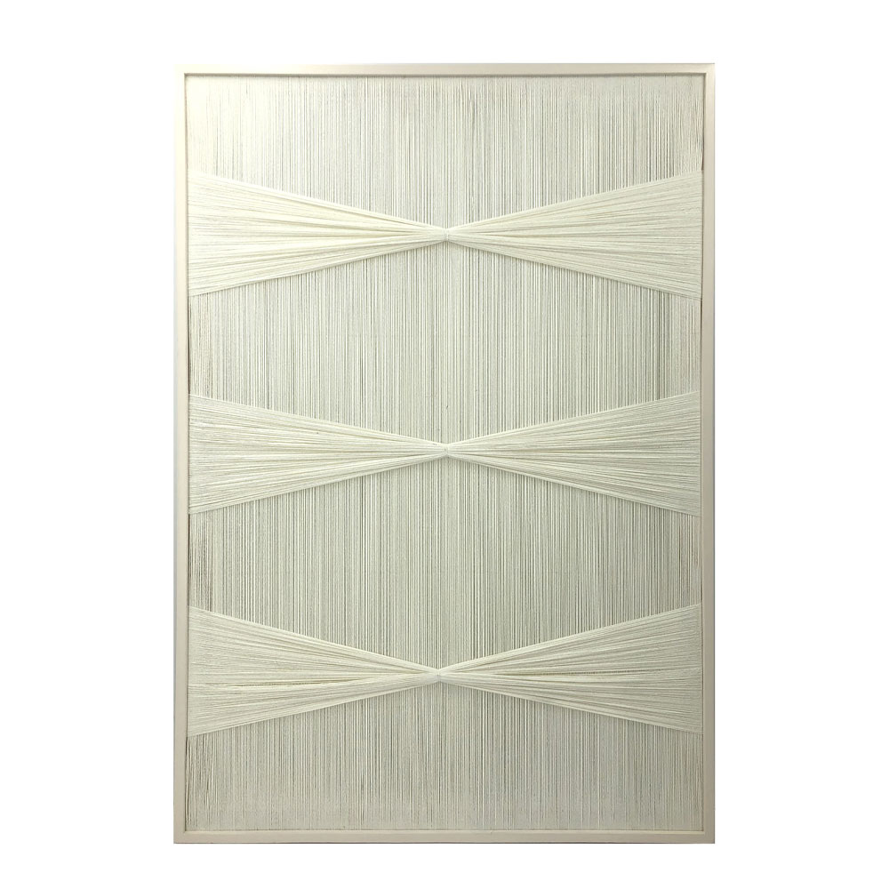 NO REGRETS ΠΙΝΑΚΑΣ ΔΙΑΚΟΣΜΗΣΗΣ 80x120x3cm ΞΥΛΟ ΛΕΥΚΟ ΝΗΜΑ ΛΕΥΚΟ