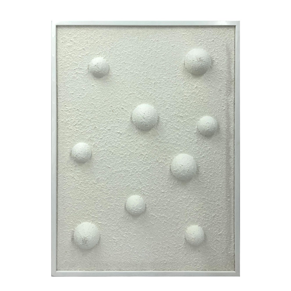 WHITE CLOUDS ΠΙΝΑΚΑΣ ΔΙΑΚΟΣΜΗΣΗΣ 60x80x6cm ΞΥΛΟ ΛΕΥΚΟ ΛΕΥΚΟ