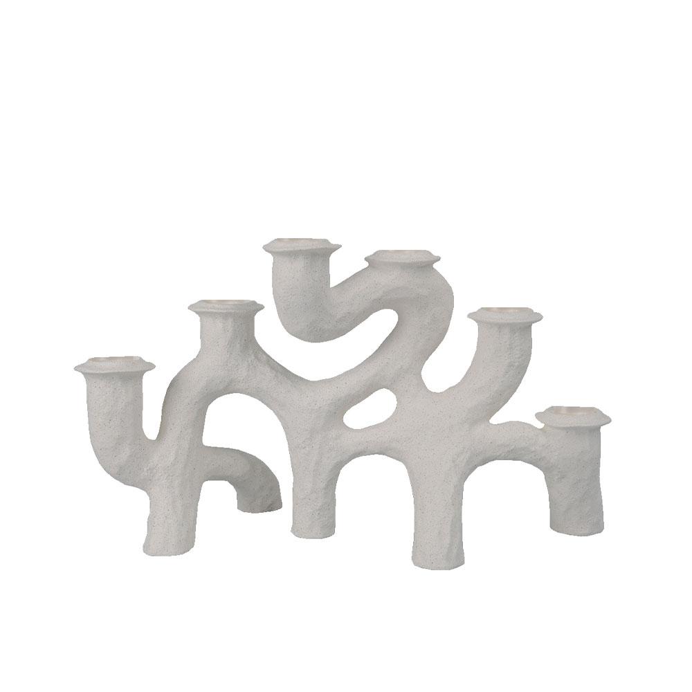 DECKER ΚΗΡΟΠΗΓΙΟ 35x14x20cm POLYRESIN ΛΕΥΚΟ