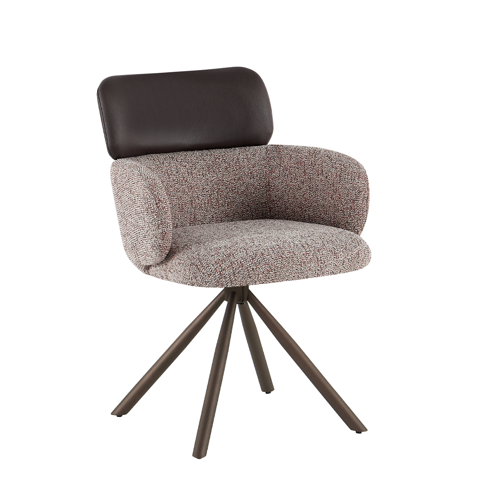 MARRON ΚΑΡΕΚΛΑ BORDEAUX BEIGE ΣΟΜΟΝ ΚΑΦΕ 58x63x84.5cm