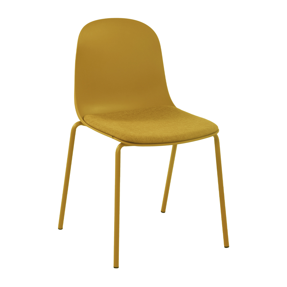 PADDED ΚΑΡΕΚΛΑ ΜΟΥΣΤΑΡΔΙ 54x51x85cm