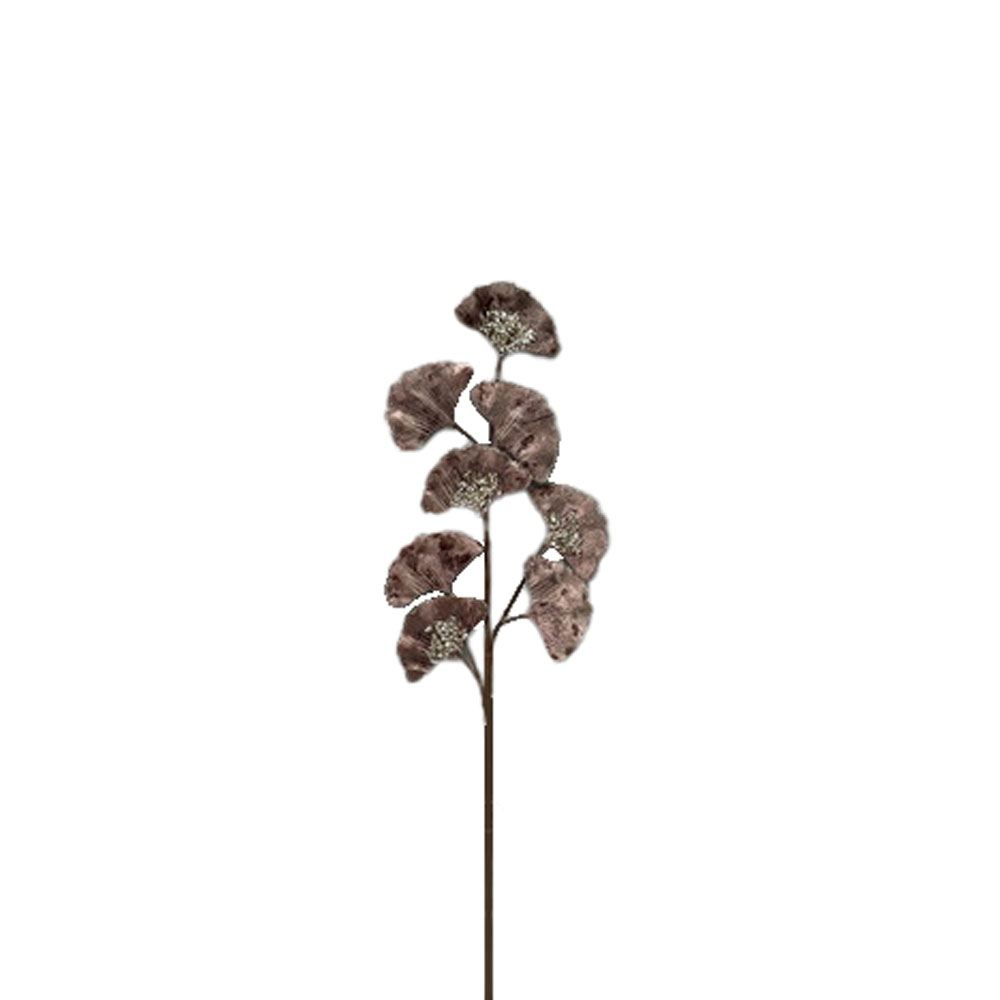 OH DEER BRANCH ΧΡΙΣΤΟΥΓΕΝΝΙΑΤΙΚΟ ΚΛΑΔΙ 55cm ΒΕΛΟΥΔΟ MOCHA