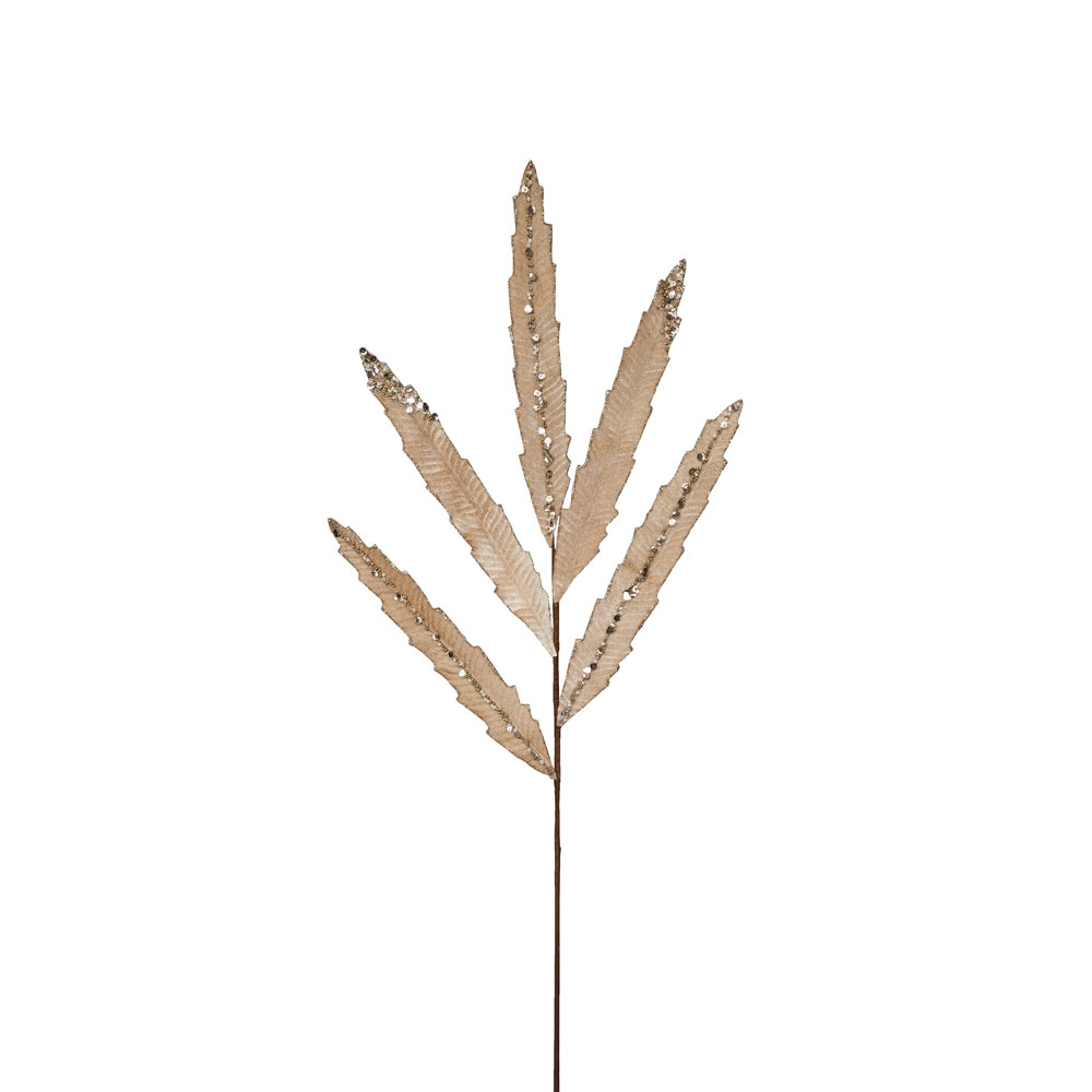 OH DEER BRANCH ΧΡΙΣΤΟΥΓΕΝΝΙΑΤΙΚΟ ΚΛΑΔΙ 85cm ΒΕΛΟΥΔΟ ΜΠΕΖ