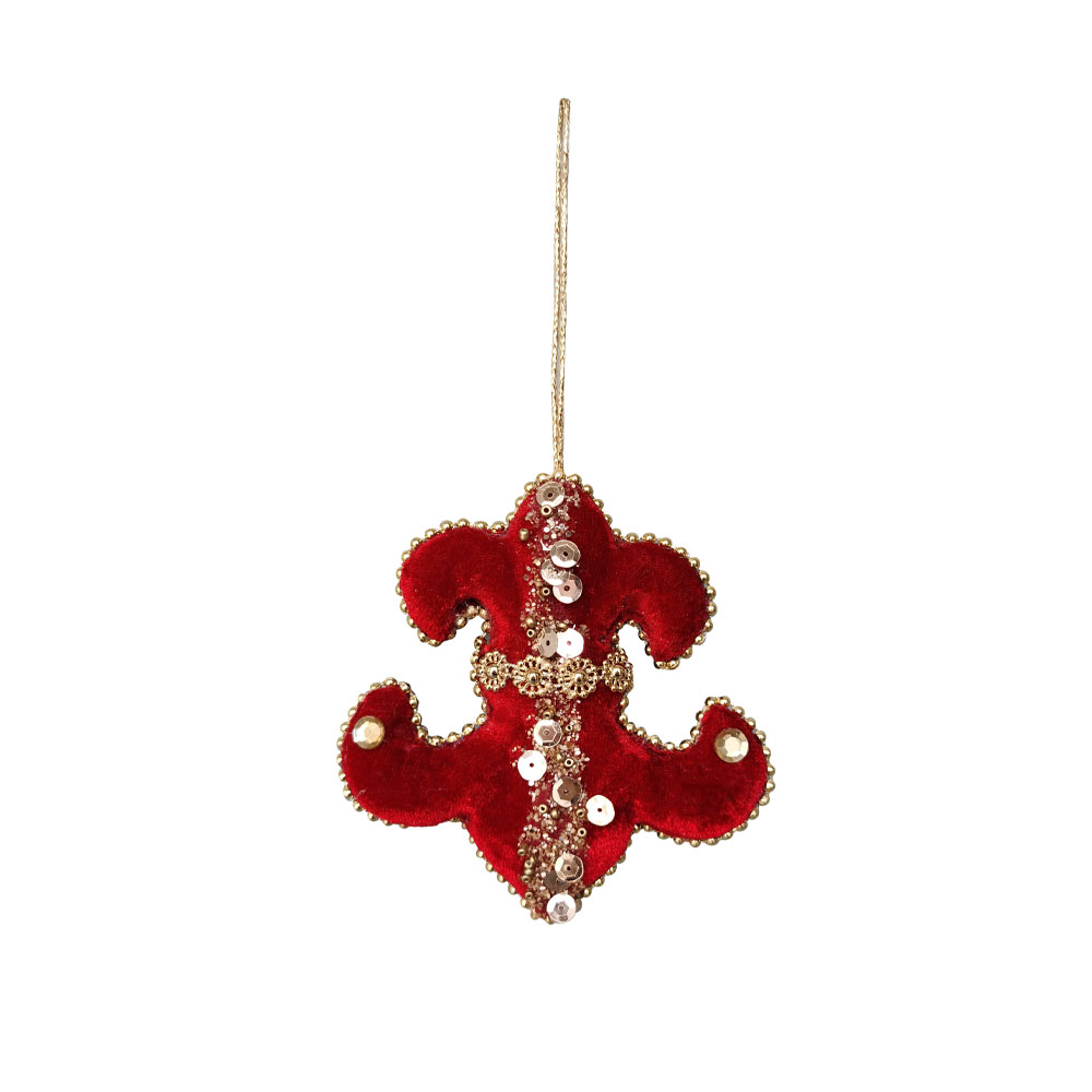 ROYAL TREASURE ΧΡΙΣΤΟΥΓΕΝΝΙΑΤΙΚΟ ΣΤΟΛΙΔΙ 11x2x11cm FOAM ΚΟΚΚΙΝΟ ΒΕΛΟΥΔΟ