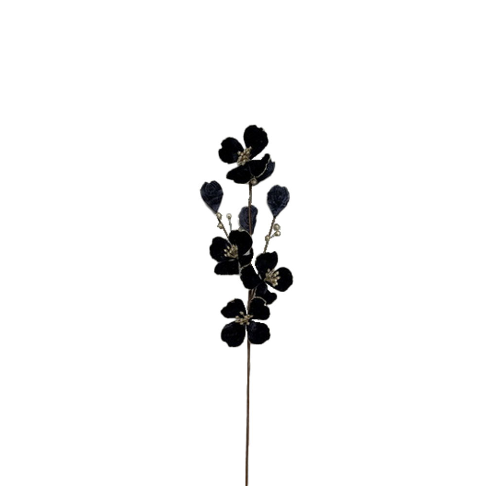 SWAN BRANCH ΧΡΙΣΤΟΥΓΕΝΝΙΑΤΙΚΟ ΚΛΑΔΙ 66cm ΒΕΛΟΥΔΟ ΜΠΛΕ