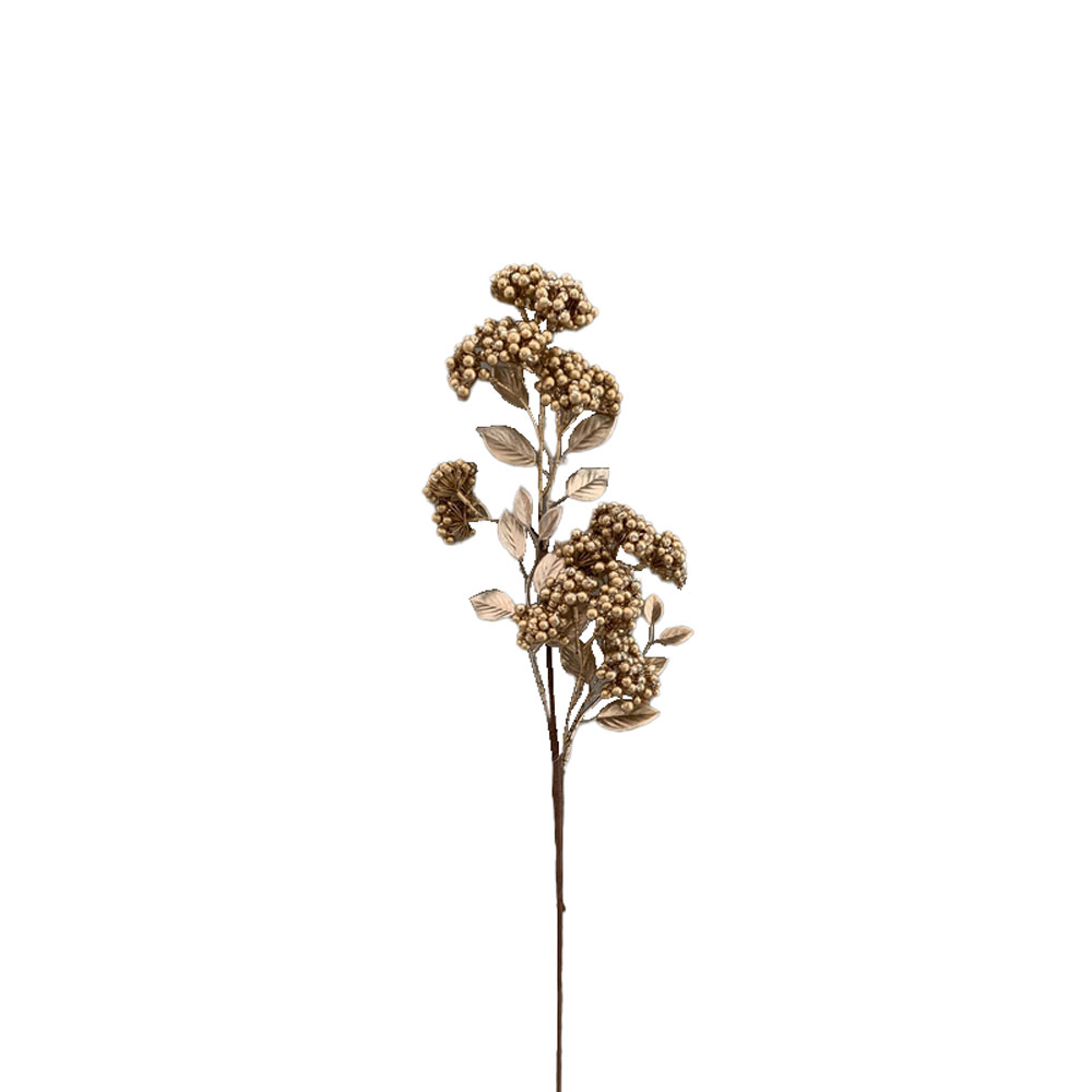 XMAS BRANCH ΧΡΙΣΤΟΥΓΕΝΝΙΑΤΙΚΟ ΚΛΑΔΙ 53cm FOAM ΧΡΥΣΟ POLYESTER