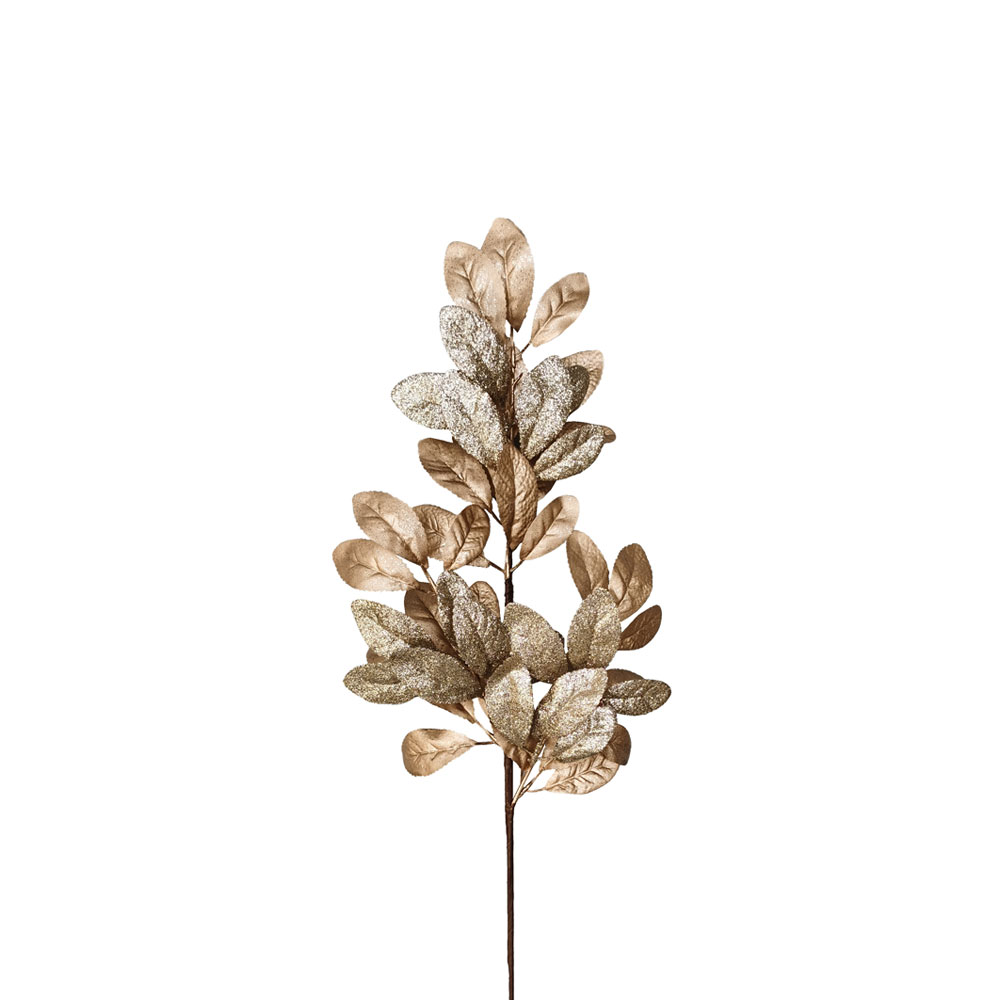 XMAS BRANCH ΧΡΙΣΤΟΥΓΕΝΝΙΑΤΙΚΟ ΚΛΑΔΙ 70cm POLYESTER ΧΡΥΣΟ