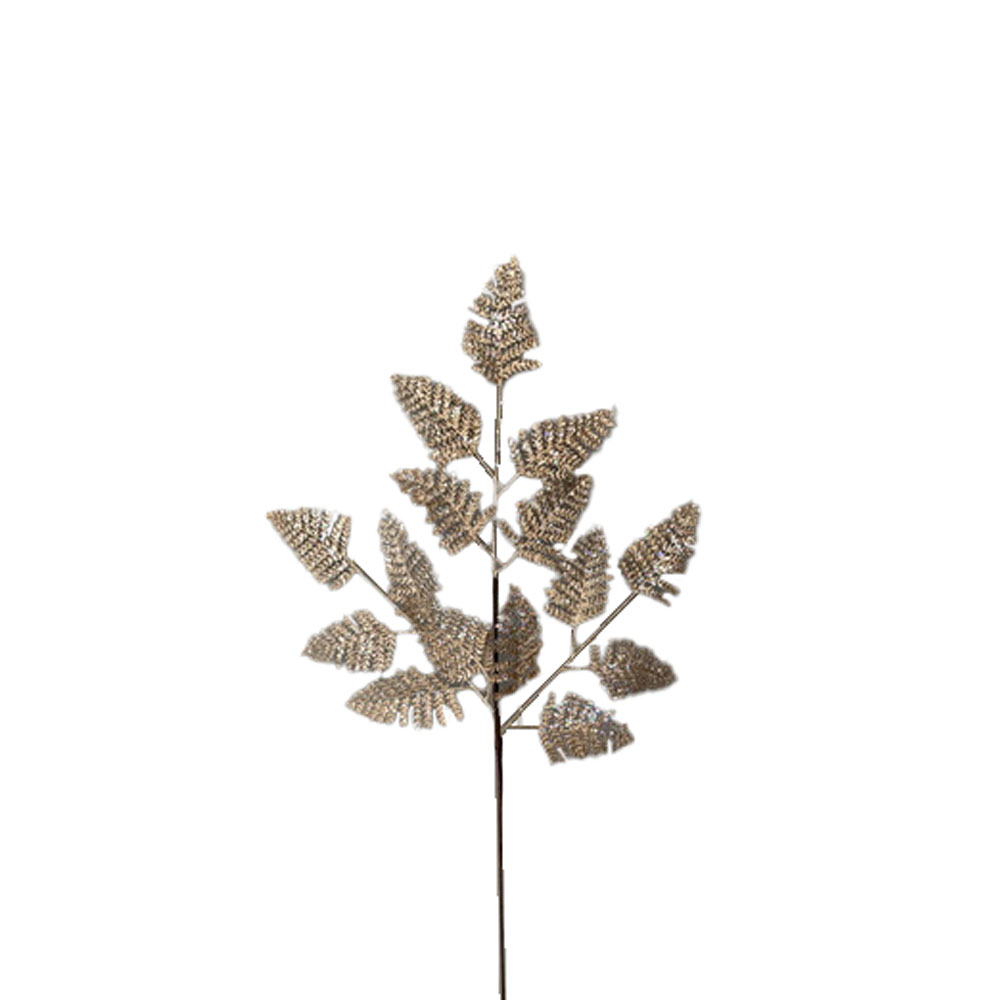 XMAS BRANCH ΧΡΙΣΤΟΥΓΕΝΝΙΑΤΙΚΟ ΚΛΑΔΙ 70cm PVC ΧΡΥΣΟ