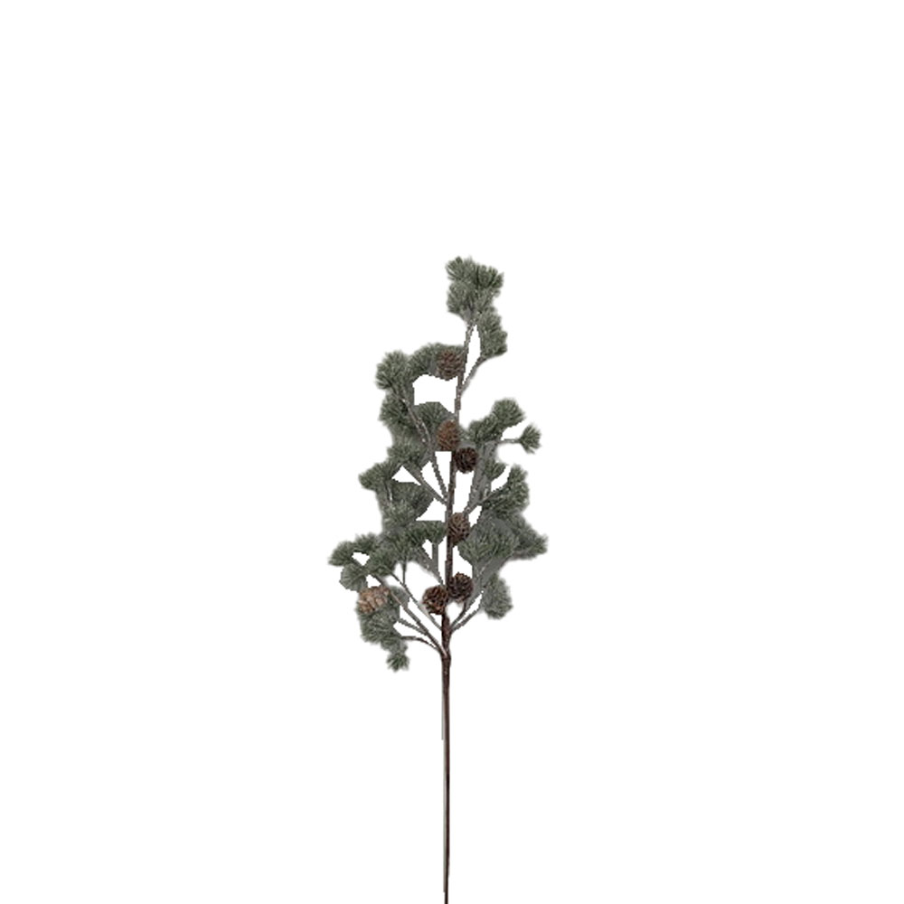 XMAS BRANCH ΧΡΙΣΤΟΥΓΕΝΝΙΑΤΙΚΟ ΚΛΑΔΙ 65cm PVC ΠΡΑΣΙΝΟ ΚΟΥΚΟΥΝΑΡΙ
