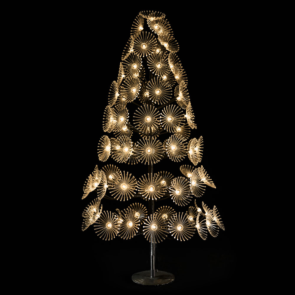 GLOW FLOWER 180 ΧΡΙΣΤΟΥΓΕΝΝΙΑΤΙΚΟ ΔΕΝΤΡΟ LED 180cm COPPER PVC