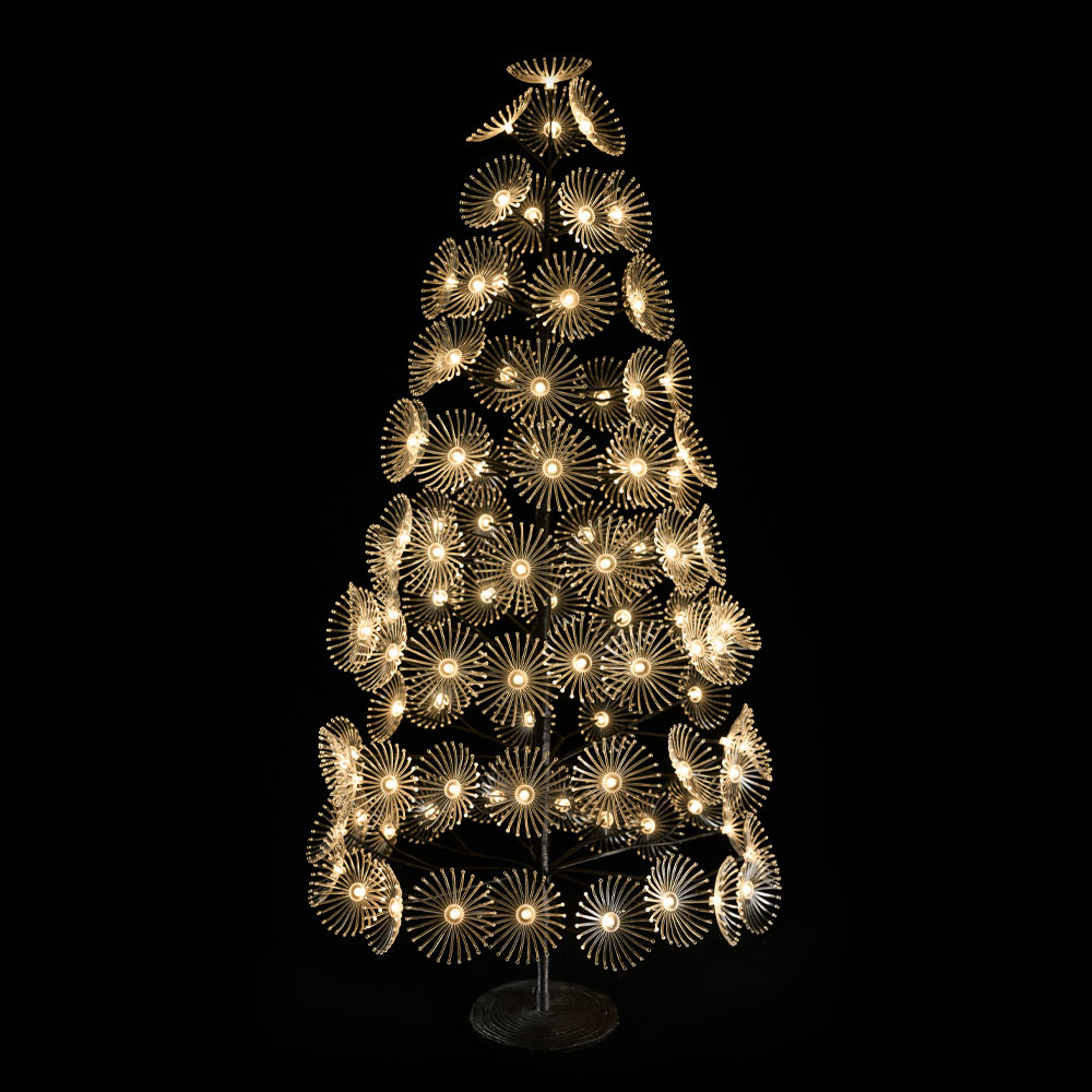 GLOW FLOWER 210 ΧΡΙΣΤΟΥΓΕΝΝΙΑΤΙΚΟ ΔΕΝΤΡΟ LED 210cm COPPER PVC