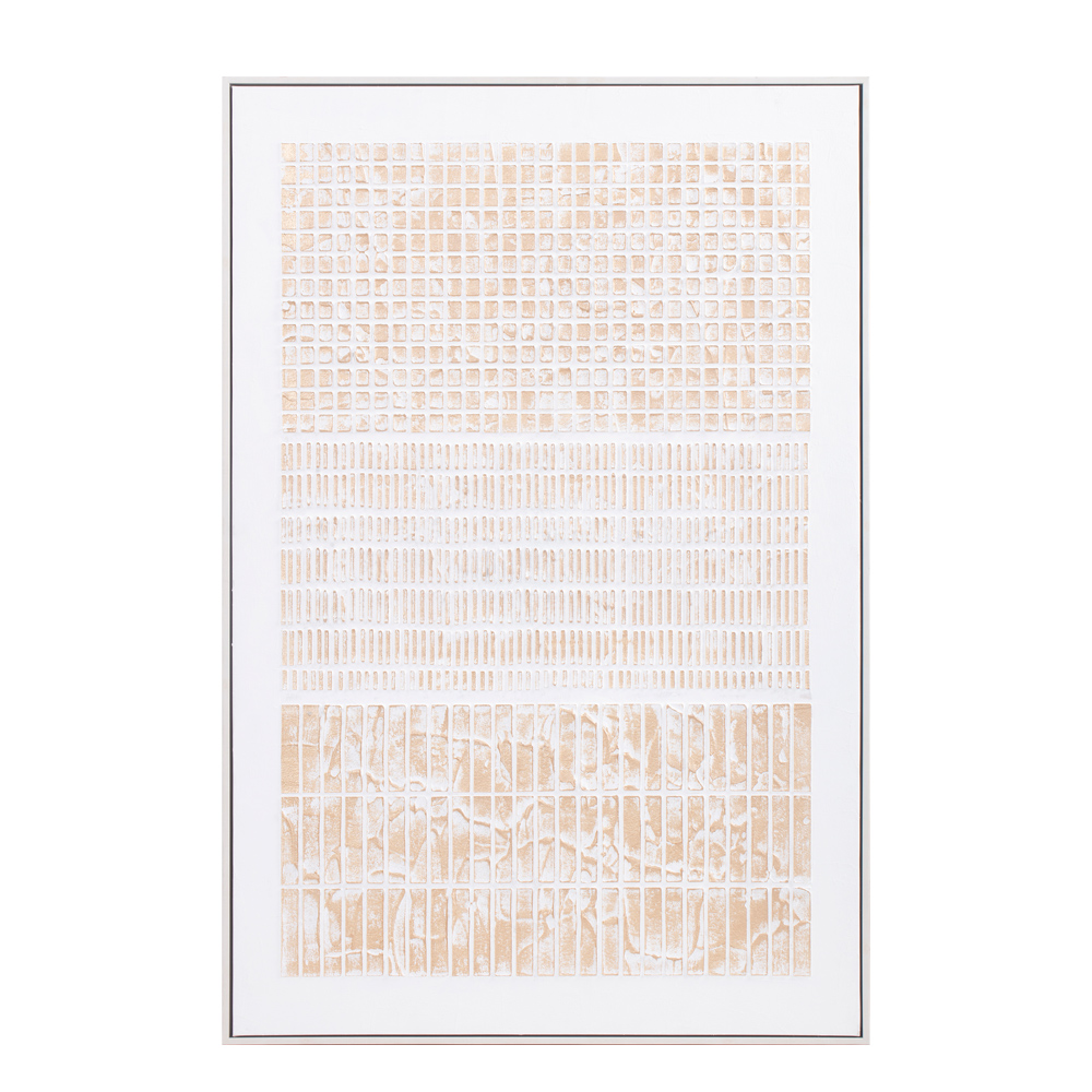 A CANVAS OF DREAMS ΠΙΝΑΚΑΣ ΔΙΑΚΟΣΜΗΣΗΣ 80x120x5cm ΚΑΜΒΑΣ ΜΠΕΖ ΞΥΛΟ ΦΥΣΙΚΟ