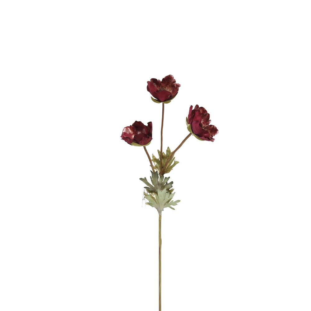 PULSATILLA ΛΟΥΛΟΥΔΙ ΤΕΧΝΗΤΟ 55cm ΥΦΑΣΜΑ ΜΠΟΡΝΤΩ ΠΡΑΣΙΝΟ PVC