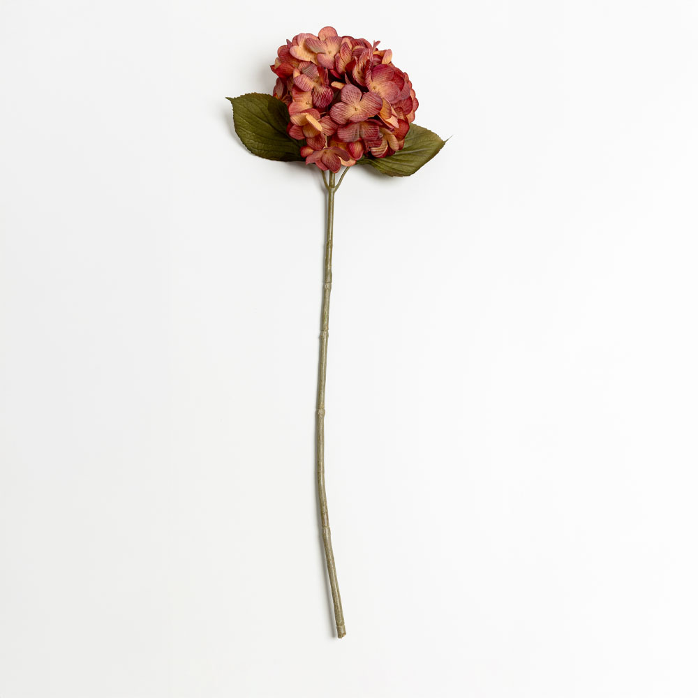 HYDRANGEA ΛΟΥΛΟΥΔΙ ΤΕΧΝΗΤΟ 67cm POLYESTER ΜΠΟΡΝΤΩ ΚΙΤΡΙΝΟ ΠΡΑΣΙΝΟ