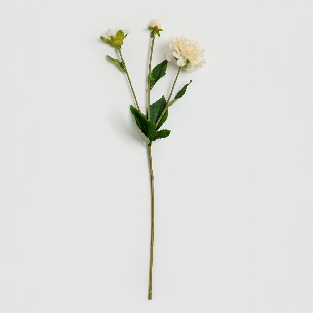 ZINNIA ΛΟΥΛΟΥΔΙ ΤΕΧΝΗΤΟ 62cm POLYESTER ΜΠΕΖ ΠΡΑΣΙΝΟ