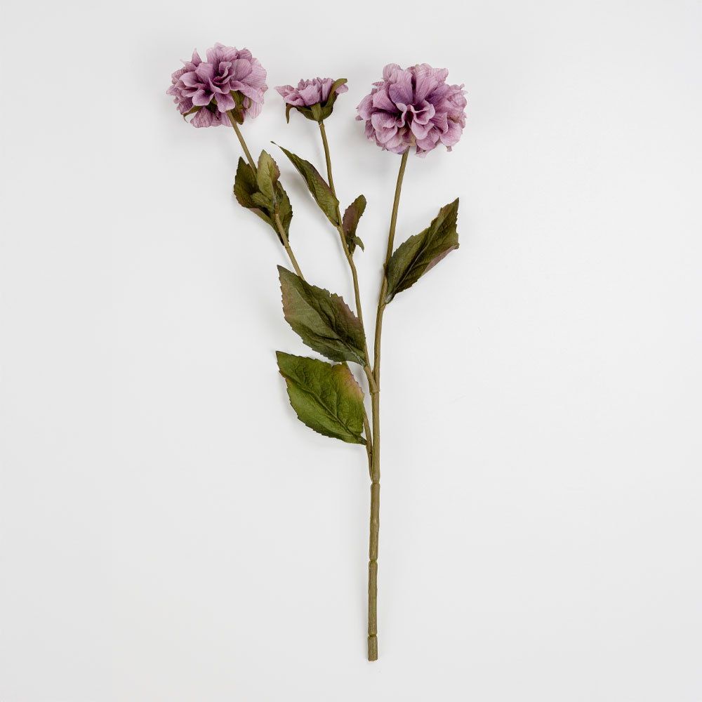 ZINNIA ΛΟΥΛΟΥΔΙ ΤΕΧΝΗΤΟ 52cm POLYESTER ΛΙΛΑ ΠΡΑΣΙΝΟ