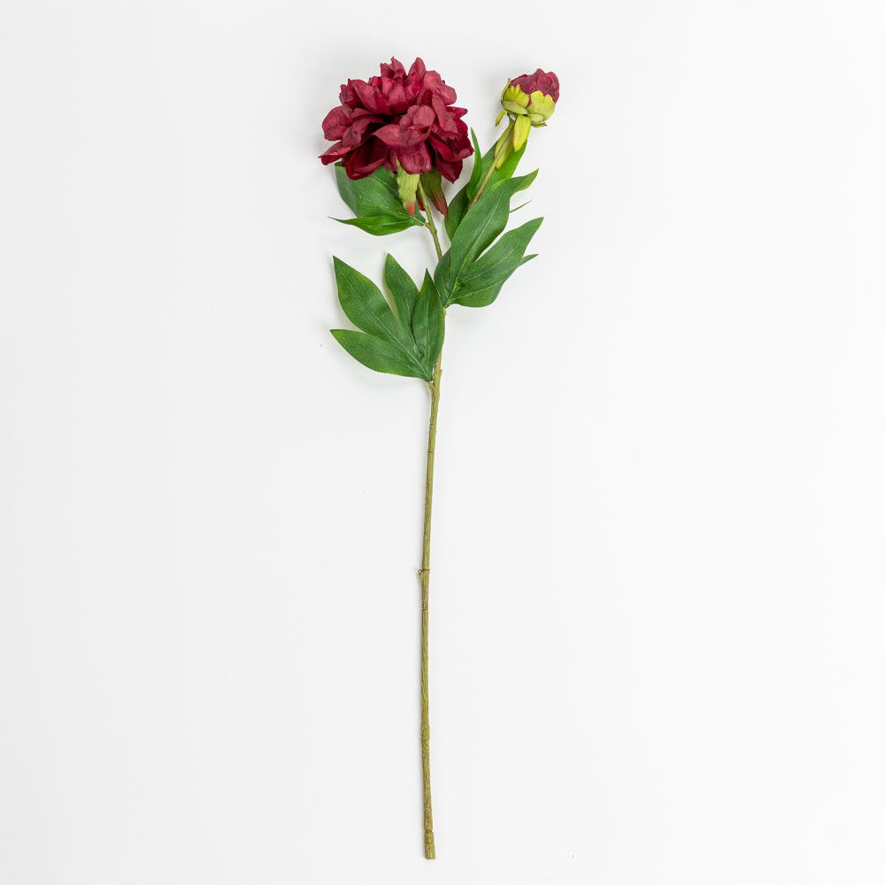 PEONY ΛΟΥΛΟΥΔΙ ΤΕΧΝΗΤΟ 67cm POLYESTER ΜΠΟΡΝΤΩ ΠΡΑΣΙΝΟ