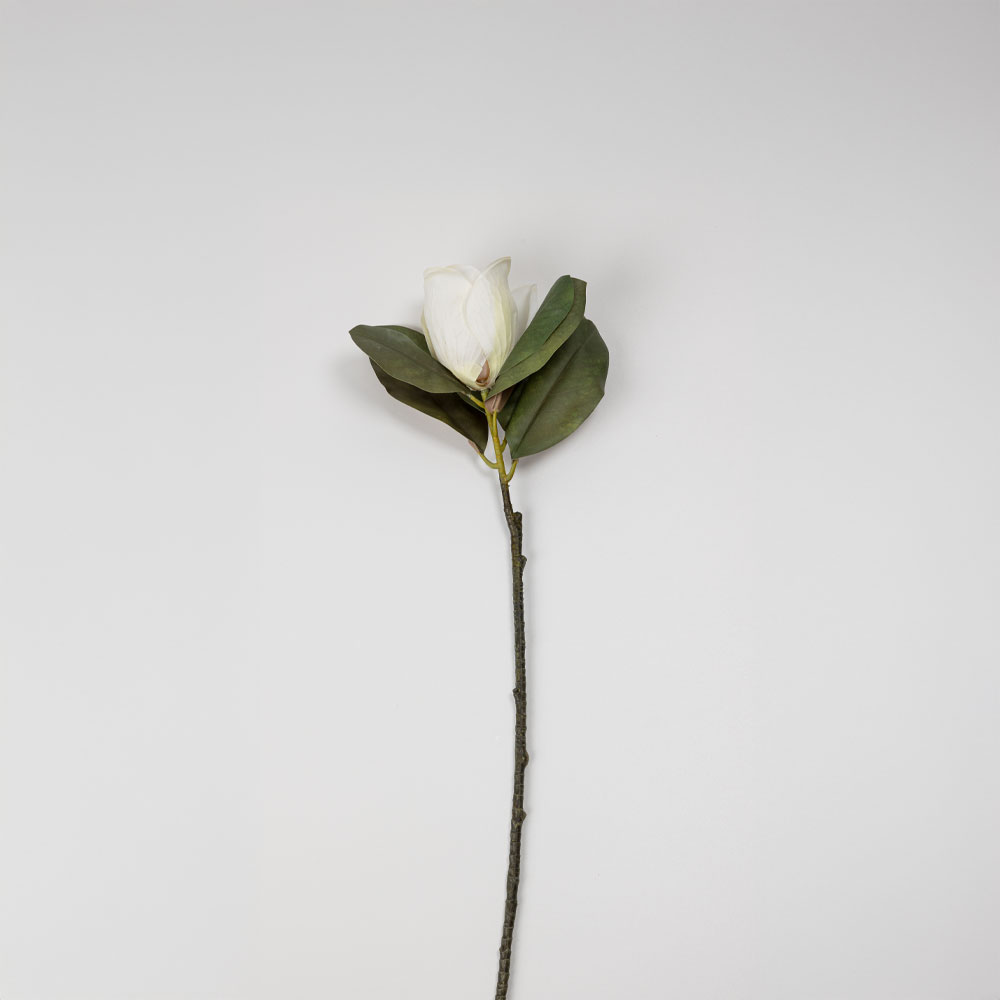 MAGNOLIA ΛΟΥΛΟΥΔΙ ΤΕΧΝΗΤΟ 71cm POLYESTER ΜΠΕΖ ΠΡΑΣΙΝΟ