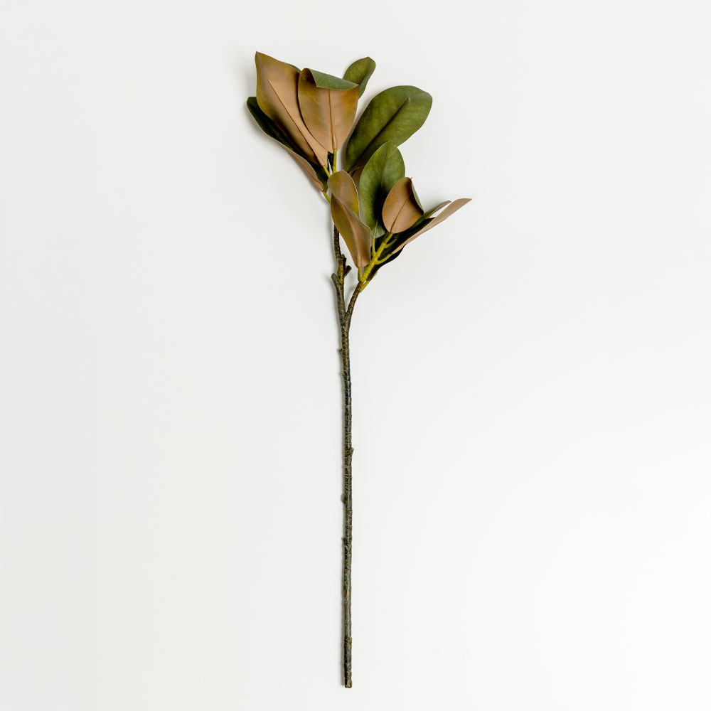MAGNOLIA LEAVES ΛΟΥΛΟΥΔΙ ΤΕΧΝΗΤΟ 83cm POLYESTER ΠΡΑΣΙΝΟ
