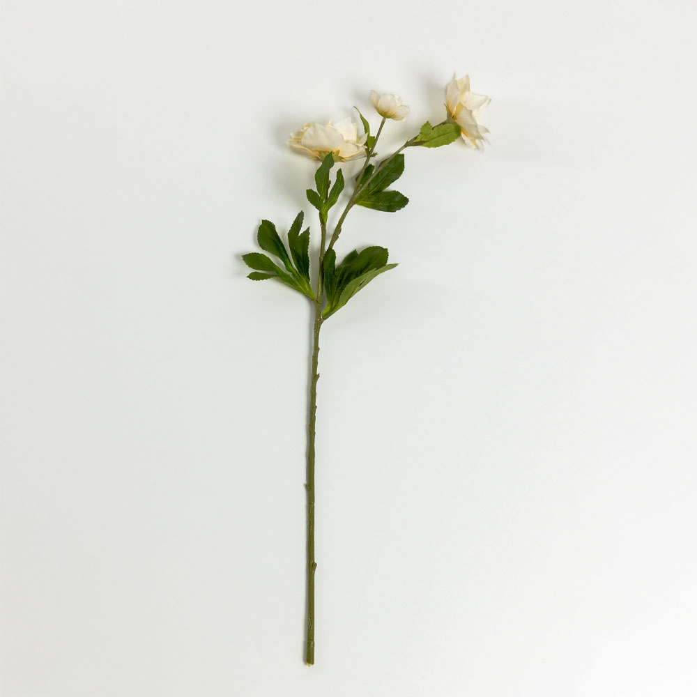 HIBISCUS ΛΟΥΛΟΥΔΙ ΤΕΧΝΗΤΟ 66cm POLYESTER ΜΠΕΖ ΠΡΑΣΙΝΟ