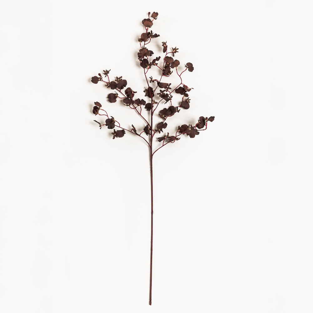 DANCING ORCHID ΛΟΥΛΟΥΔΙ ΤΕΧΝΗΤΟ 81cm POLYESTER ΚΑΦΕ