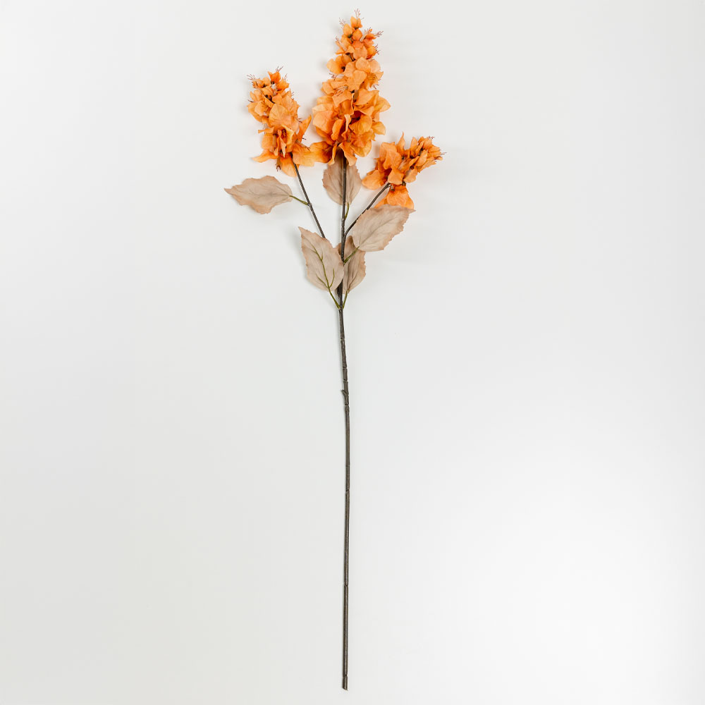 BOUGAINVILLEA ΛΟΥΛΟΥΔΙ ΤΕΧΝΗΤΟ 105cm POLYESTER ΠΟΡΤΟΚΑΛΙ