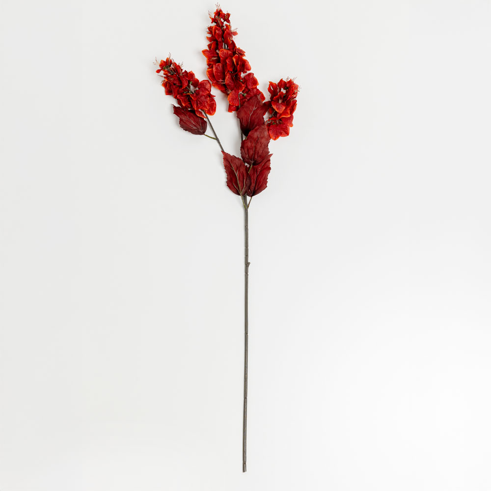 BOUGAINVILLEA ΛΟΥΛΟΥΔΙ ΤΕΧΝΗΤΟ 105cm POLYESTER ΚΟΚΚΙΝΟ ΠΟΡΤΟΚΑΛΙ