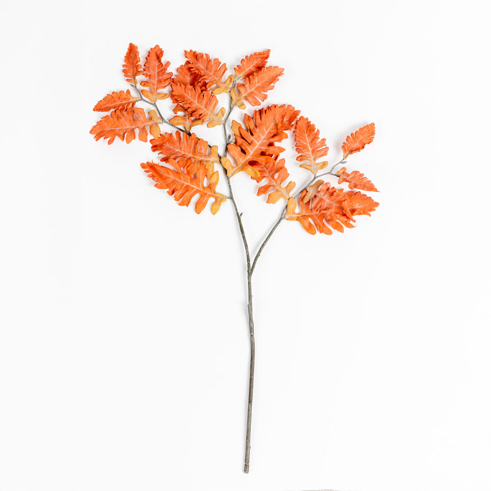 CINERARIA ΚΛΑΔΙ ΤΕΧΝΗΤΟ 70cm POLYESTER TERRACOTTA