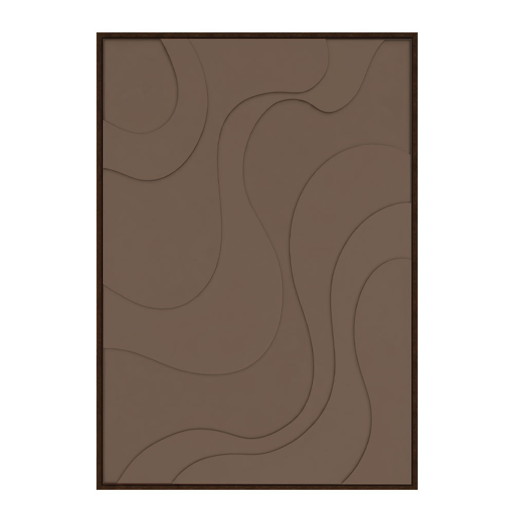 OASIS REFUGE ΠΙΝΑΚΑΣ ΔΙΑΚΟΣΜΗΣΗΣ 80x120x4cm MDF ΚΑΦΕ PVC ΦΥΛΛΟ