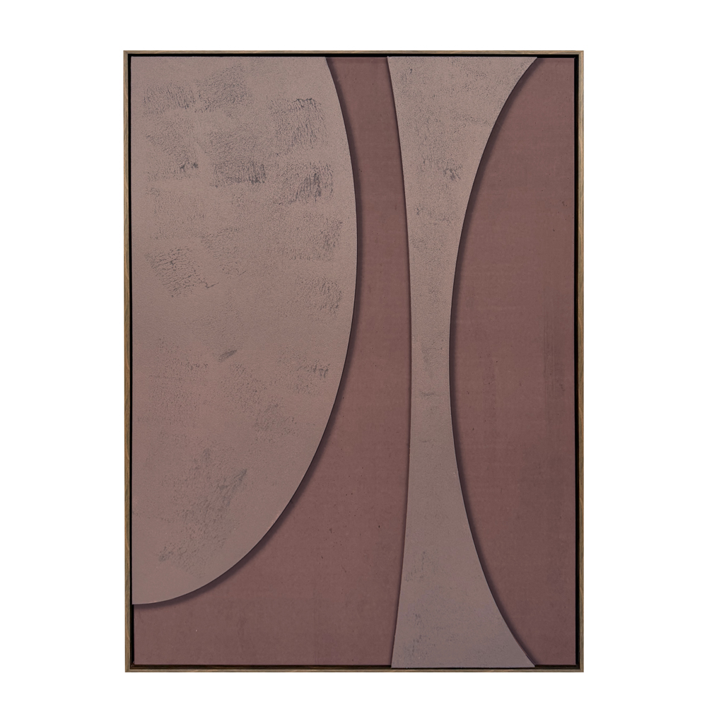 CARNELIAN ΠΙΝΑΚΑΣ ΔΙΑΚΟΣΜΗΣΗΣ 80x120x4cm ΚΑΜΒΑΣ ΚΑΦΕ PVC ΦΥΛΛΟ ΚΑΦΕ