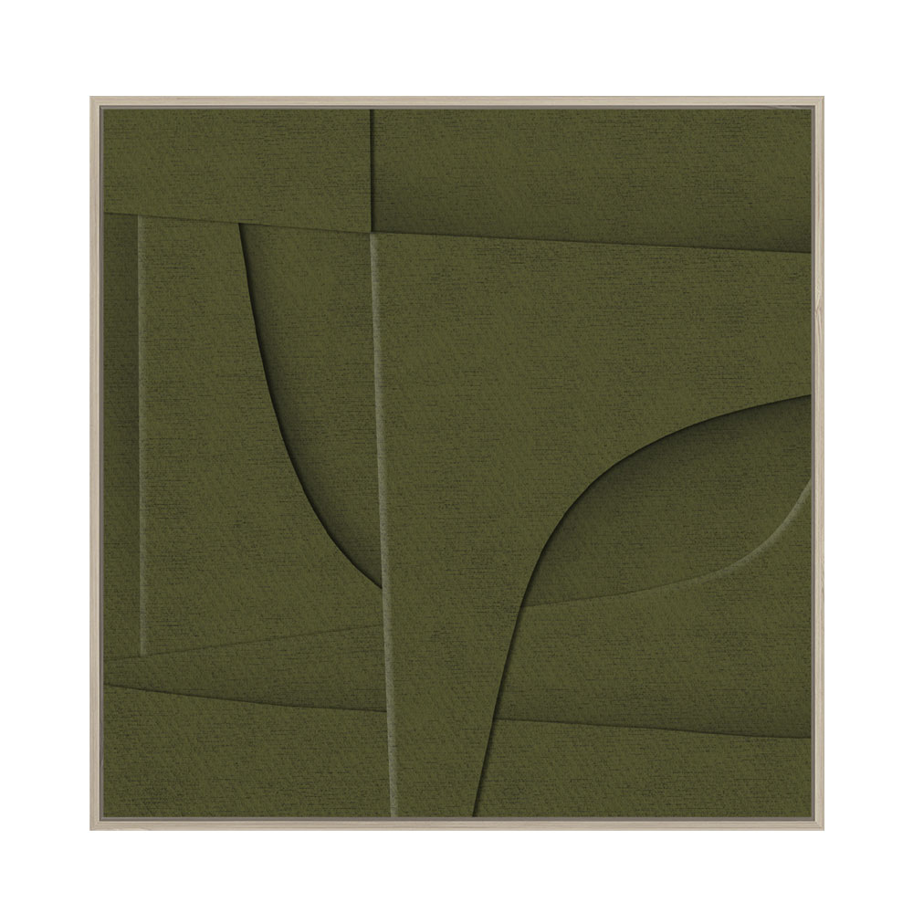 ACETE ΠΙΝΑΚΑΣ ΔΙΑΚΟΣΜΗΣΗΣ 77x77x4cm MDF ΛΑΔΙ PVC ΦΥΛΛΟ ΦΥΣΙΚΟ