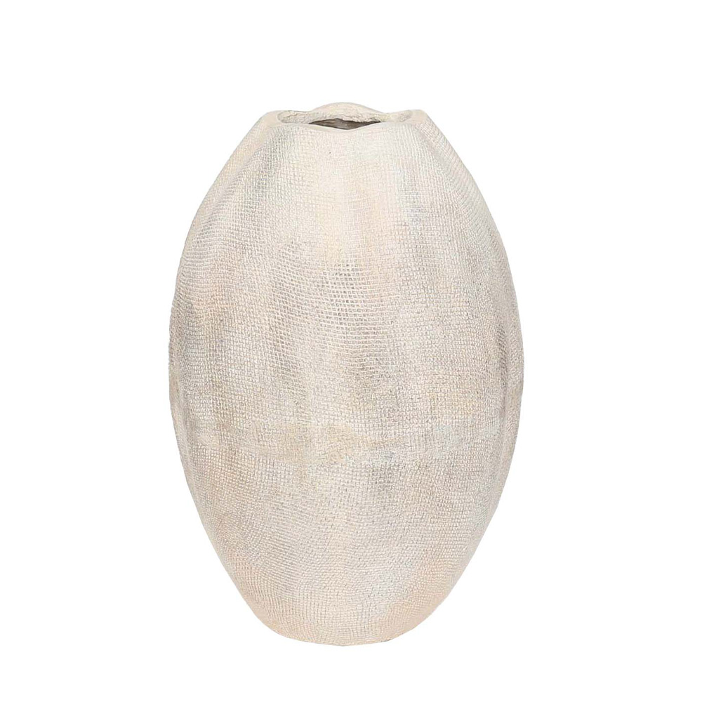 THETIS ΒΑΖΟ 28x28x43cm MgO ΜΠΕΖ ΓΚΡΙ