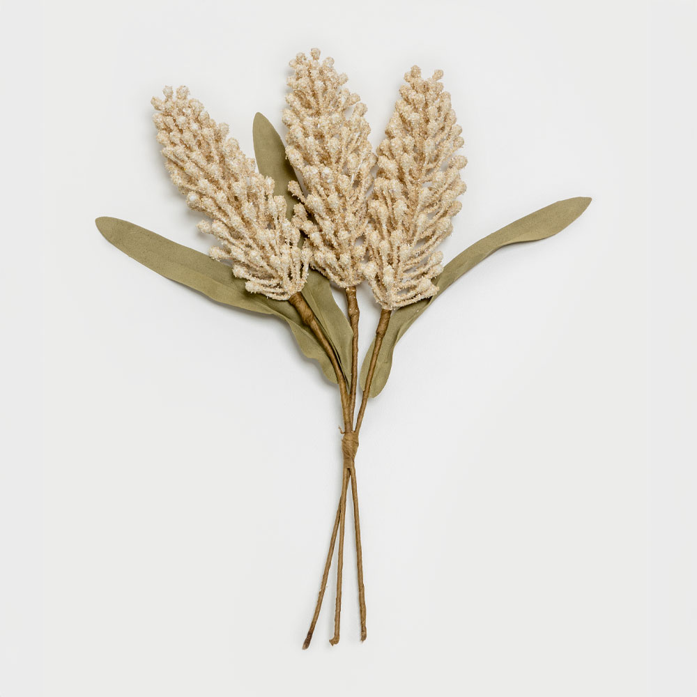 AROMA ESSENCE ΛΟΥΛΟΥΔΙ ΤΕΧΝΗΤΟ 33cm FOAM ΜΠΕΖ ΠΡΑΣΙΝΟ PVC