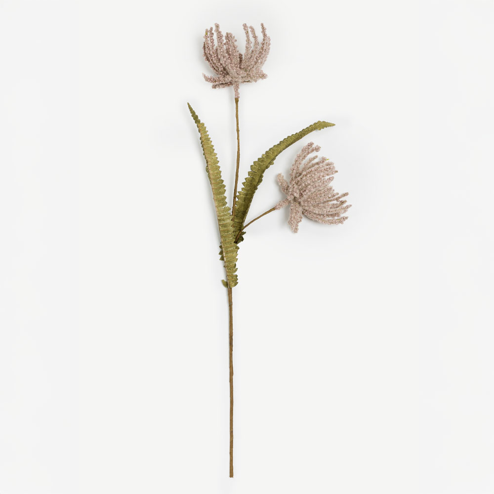AROMA BLOSSOMS ΛΟΥΛΟΥΔΙ ΤΕΧΝΗΤΟ 70cm FOAM ΚΑΦΕ ΠΡΑΣΙΝΟ PVC