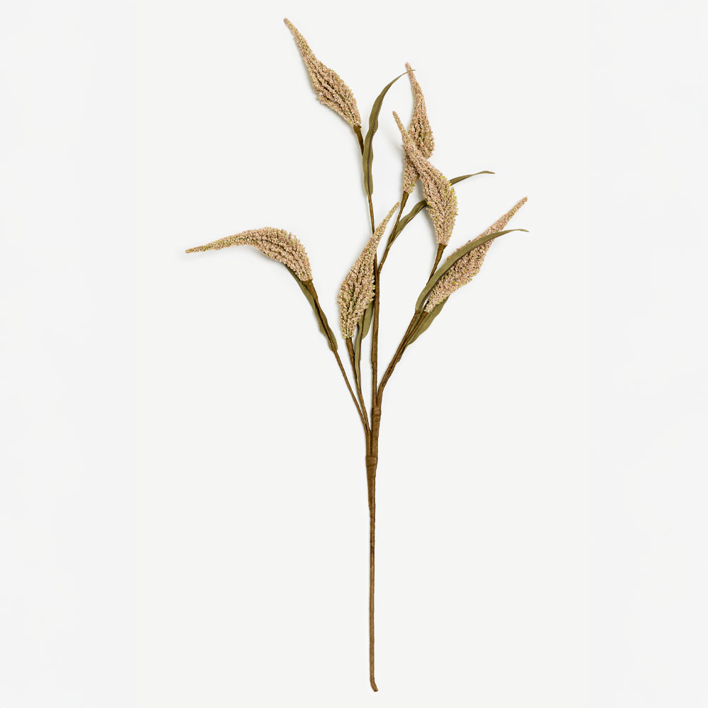 AROMA BLOSSOMS ΛΟΥΛΟΥΔΙ ΤΕΧΝΗΤΟ 80cm FOAM ΚΑΦΕ ΠΡΑΣΙΝΟ PVC