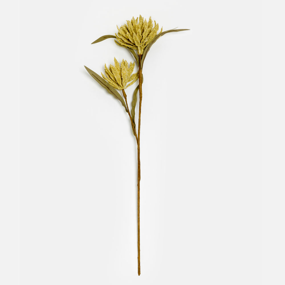 AROMA BLOOMS ΛΟΥΛΟΥΔΙ ΤΕΧΝΗΤΟ 57cm FOAM ΚΙΤΡΙΝΟ PVC