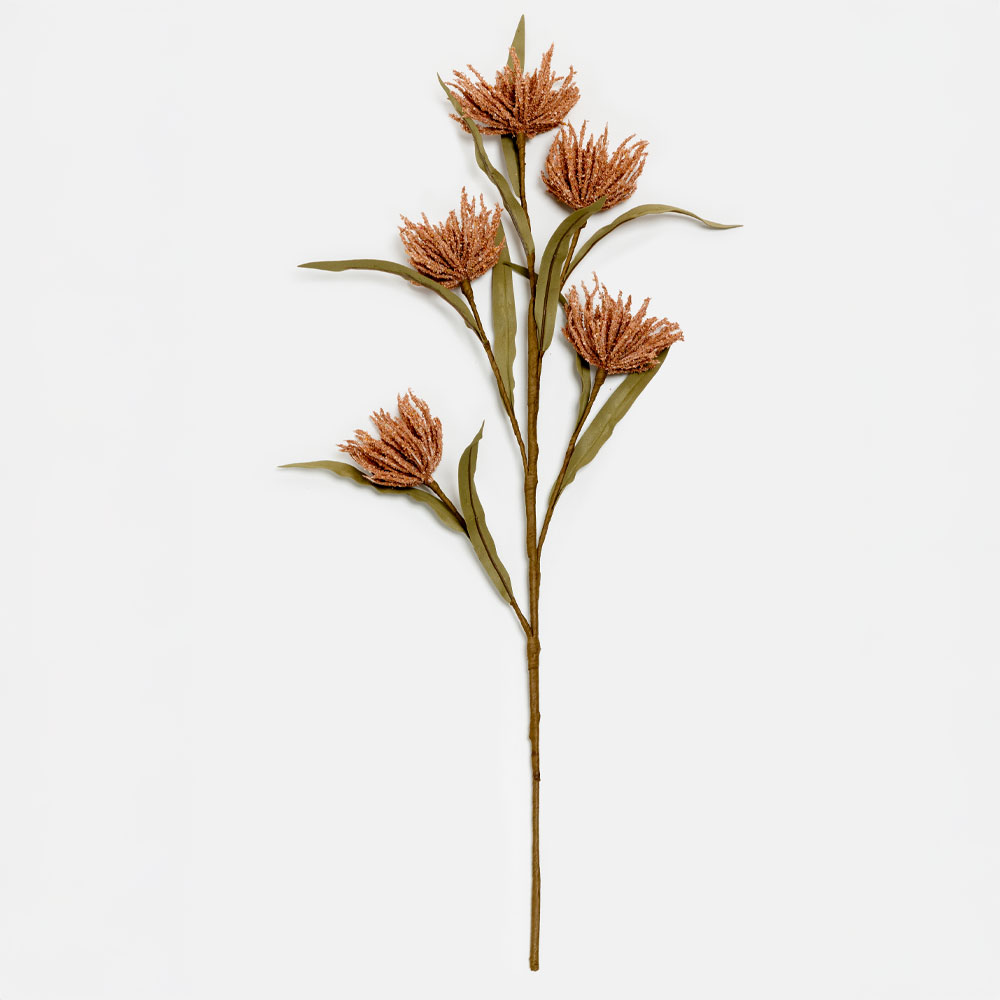 AROMA BLISS ΛΟΥΛΟΥΔΙ ΤΕΧΝΗΤΟ 66cm FOAM ΡΟΖ ΠΡΑΣΙΝΟ PVC