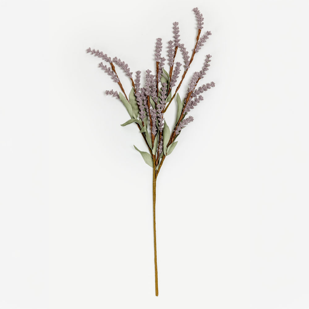 AROMA CHARM ΛΟΥΛΟΥΔΙ ΤΕΧΝΗΤΟ 70cm FOAM ΜΩΒ ΠΡΑΣΙΝΟ PVC