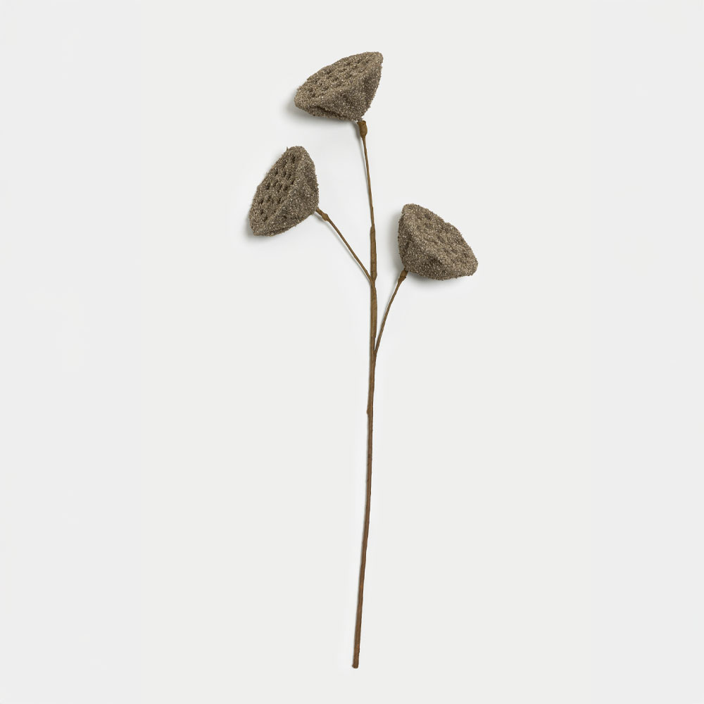 FLOWER FUSION ΚΛΑΔΙ ΤΕΧΝΗΤΟ 63cm FOAM ΚΑΦΕ PVC